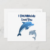 Carte Postale Je t'aime DAUPHInement : (Devant / Derrière)