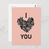 Carte Postale "Je t'aime" Drôle mignon Cool unique (Devant / Derrière)