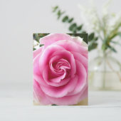 Carte Postale Je T'Aime Fleur Rose (Debout devant)