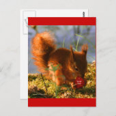 Carte Postale Je T'Aime Fraise (Devant / Derrière)