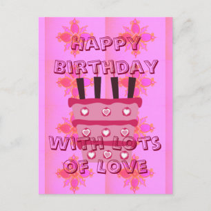 Carte Postale Je t'aime Joyeux Anniversaire Soleil
