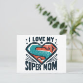 Carte Postale Je t'aime maman (Debout devant)