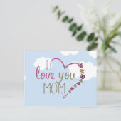 Carte Postale Je T'Aime Maman, (Debout devant)