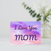 Carte postale Je t'aime MAMAN (Debout devant)