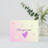 Carte Postale Je t'aime maman (Debout devant)