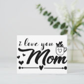 Carte Postale Je t'aime maman (Debout devant)