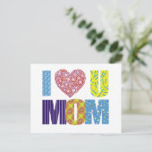 Carte Postale Je t'aime maman (Debout devant)