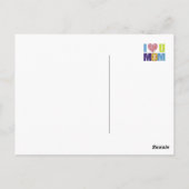 Carte Postale Je t'aime maman (Dos)