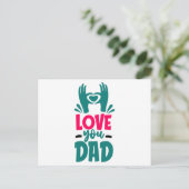 Carte Postale Je t'aime Papa (Debout devant)