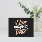 Carte Postale Je t'aime Papa (Debout devant)