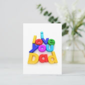 Carte Postale Je t'aime papa (Debout devant)