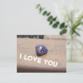 Carte Postale Je T'Aime Peint Dotted Rock (Debout devant)