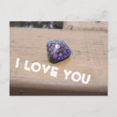 Carte Postale Je T'Aime Peint Dotted Rock (Devant)