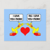 Carte Postale Je t'aime plus (Devant)