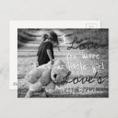 Carte Postale Je t'aime plus (Devant / Derrière)