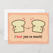 Carte Postale Je t'aime tellement - Amour (Devant / Derrière)