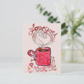 Carte Postale Je t'aime un latte (Debout devant)