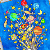 Carte postale Je te décrocherai la lune par Nicole