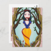 Carte Postale 'Je te dresserai bien pour une fois' (Devant / Derrière)