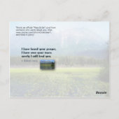 Carte Postale Je Te Guérirai (Dos)