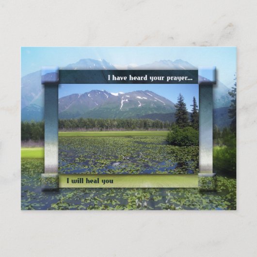 Carte Postale Je Te Guérirai (Devant)