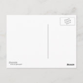 Carte Postale Je te louerai - Psaume 139:14 Silhouette rose (Dos)