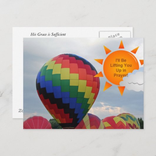 Carte Postale Je te prie (Devant / Derrière)