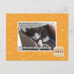 Carte Postale Je te serrerais plus gros.