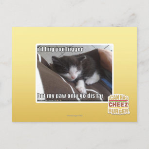 Carte Postale Je te serrerais plus gros.