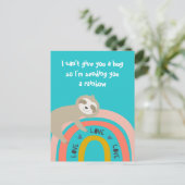 Carte Postale Je t'envoie un arc-en-ciel (Debout devant)
