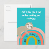 Carte Postale Je t'envoie un arc-en-ciel (Devant / Derrière)