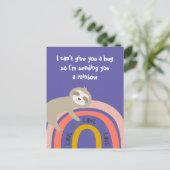 Carte Postale Je t'envoie un arc-en-ciel (Debout devant)