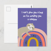 Carte Postale Je t'envoie un arc-en-ciel (Devant / Derrière)