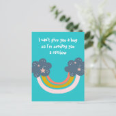 Carte Postale Je t'envoie un arc-en-ciel (Debout devant)