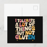 Je tolère beaucoup de choses mais pas le gluten