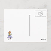 Carte Postale Je tricote (Dos)