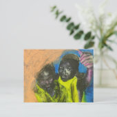 Carte Postale Je vais aller à Legon (Debout devant)