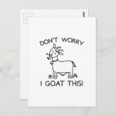 Carte Postale Je Vais Ça (Devant / Derrière)