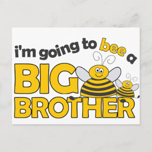 Carte Postale Je vais faire BEE un T-shirt Big Brother