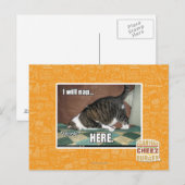 Carte Postale Je vais faire la sieste ici (Devant / Derrière)