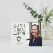 Carte Postale Je Vends Immobilier Contact Info Photo Immo (Debout devant)