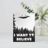 Carte Postale Je veux croire (Debout devant)