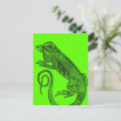 Carte Postale Je veux Iguana (Debout devant)