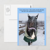 Carte Postale Je veux juste savoir quelle fusée... (Devant / Derrière)