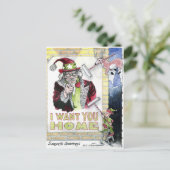 Carte Postale Je Veux Que Vous Soyez Chez Vous (Debout devant)