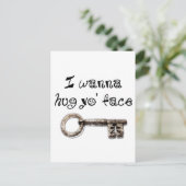 Carte Postale Je veux te serrer le visage dans tes bras (Debout devant)