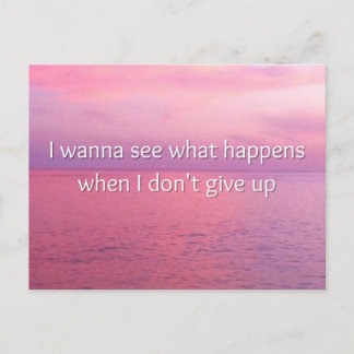 Carte Postale Je Veux Voir Ce Qui Se Passe Motivational Mini Art