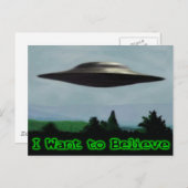 Carte Postale Je veux y croire (Devant / Derrière)