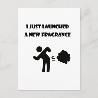 Carte Postale Je viens de lancer un nouveau parfum