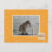 Carte Postale Je vois ce que tu as fait là-bas (Devant)